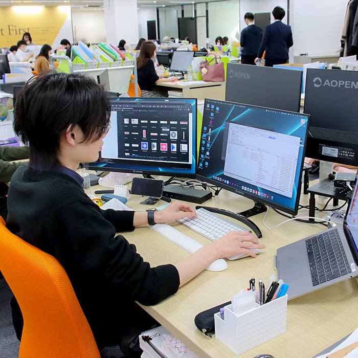 Bricks&UKの仕事風景