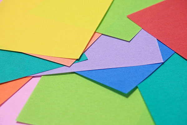 いろんな種類の印刷用紙