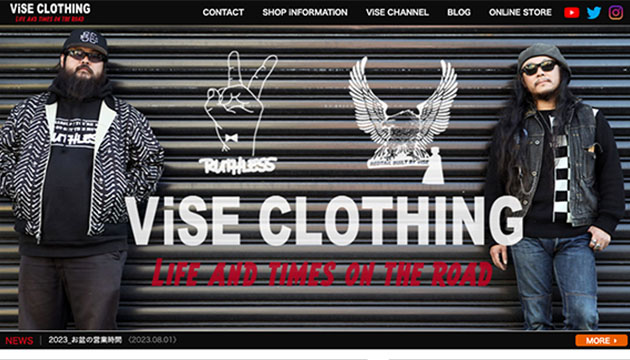 ViSE CLOTHiNG様